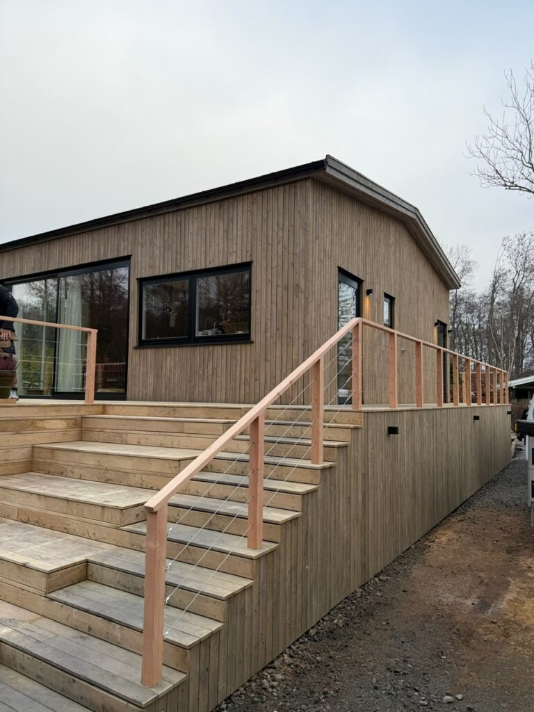 Træterrasse og trappe Kolding